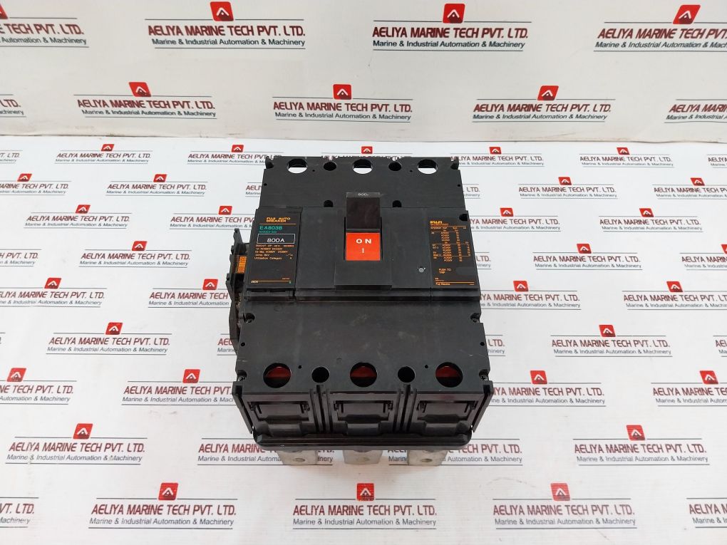 Fuji Electric Ea803B Molded Case Circuit Breaker 800A Ac690V Dc250V