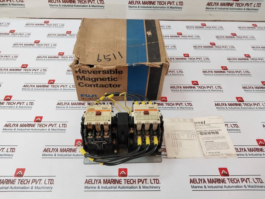 Fuji Electric Sc-2N Reversible Magnetic Contactor 35A 400-440V 60Hz