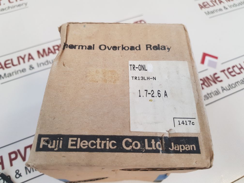 Fuji Electric Tr-0Nl Thermal Overload Relay Tr13L Range 1.7-2.6 A