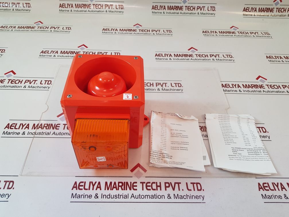 Funke+Huster Yl5/A/24Vdc Huster Strobe With Sounder