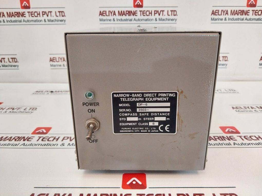 Furuno Dp-6 Narrow-band Direct Printing Telegraph Equipment