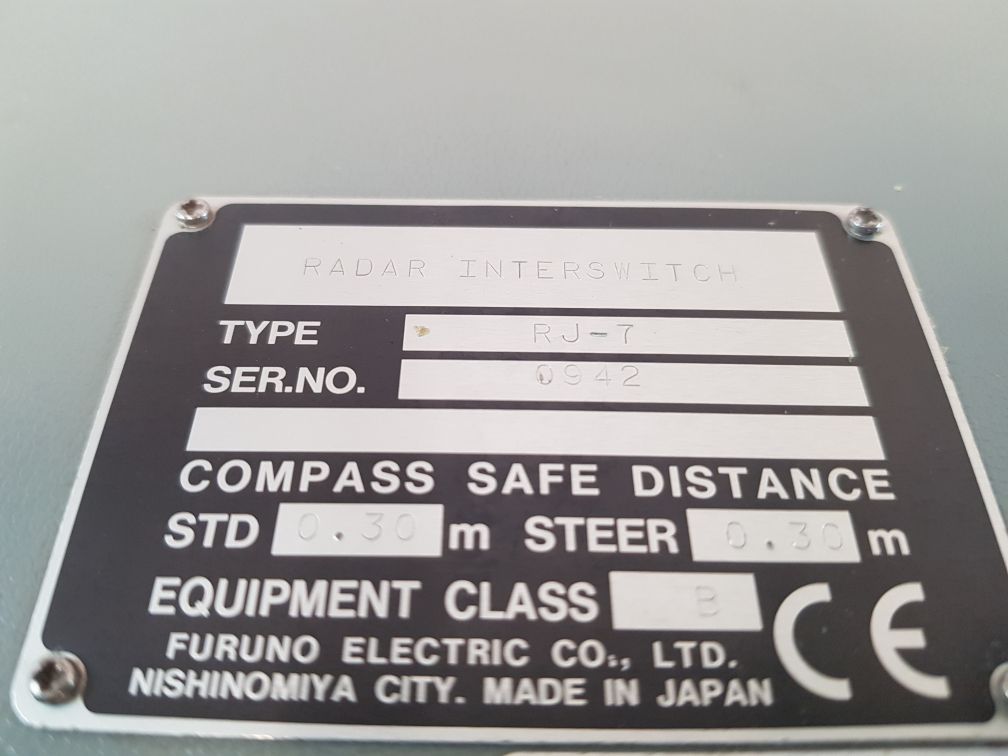 Furuno Electric Rj-7 Radar Interswitch