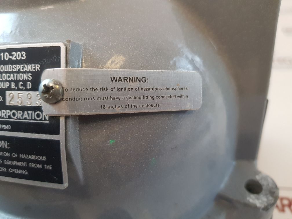 Gai-tronics 13310-203 Explosion Proof Driver Speaker