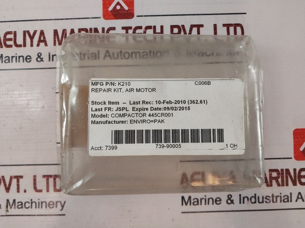Gast K210 Air Motor Repair Kit