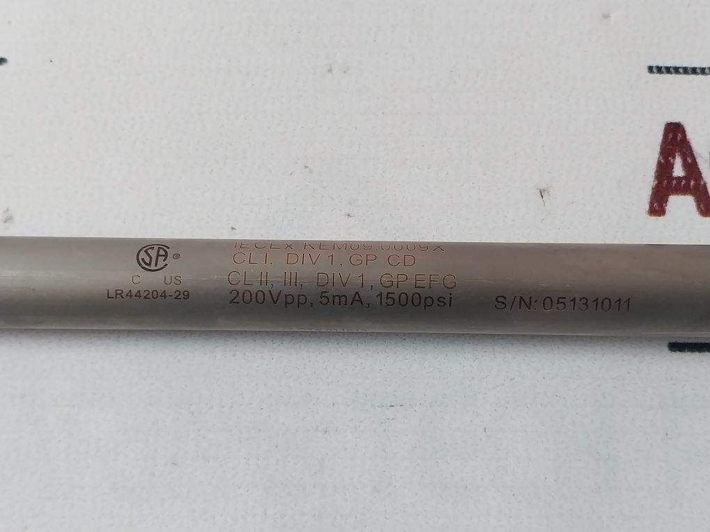 Ge 200Vpp 5Ma 1500 Psi