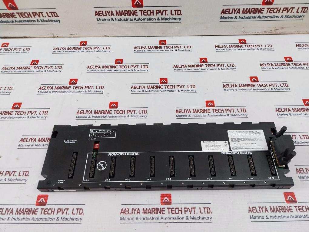 Ge Fanuc Ic693Chs392J 10-slot Expansion Base W/ Ic693Acc307A Bus Terminal Plug