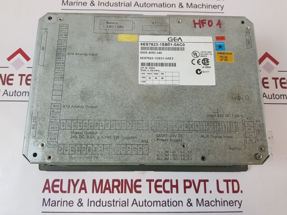 Gea 6Es7623-1Sb01-0Ac0 Operator Panel 6Es7623-1De01-0Ae3
