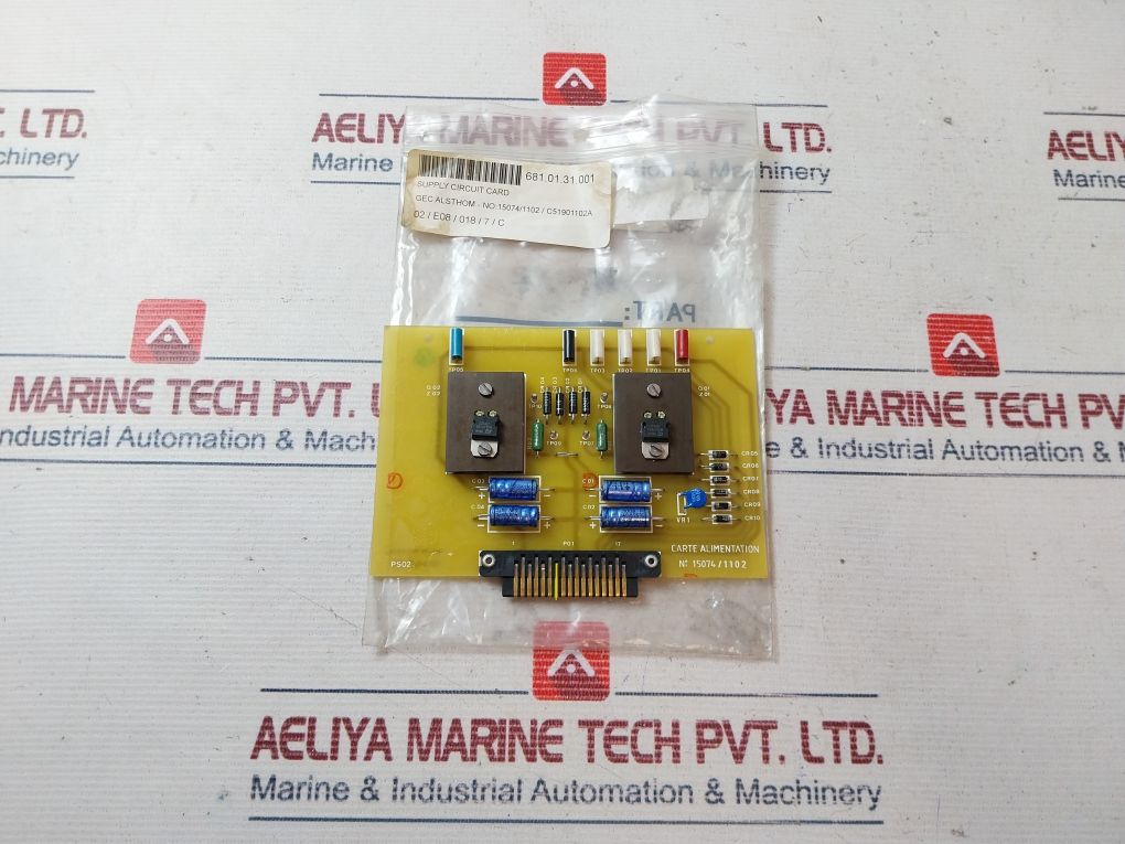 Gec Alsthom 150741102 Power Card
