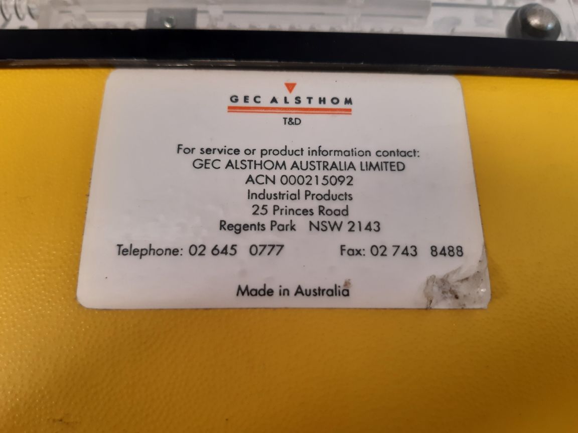 Gec Alsthom Mvaj13B1Bb0004A Relay