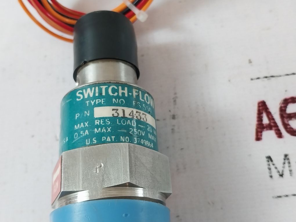 Gems Sensors Fs550 Flow Switch 31433