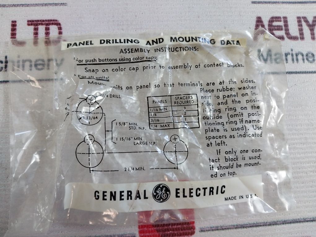 General Electric 468C452G4 Indicator Light 480V 50/60Hz