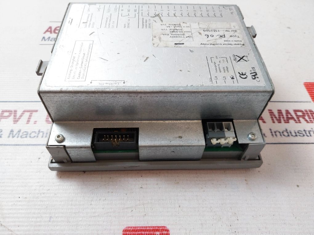 General Electric Pc-06 Power Factor Control Relay