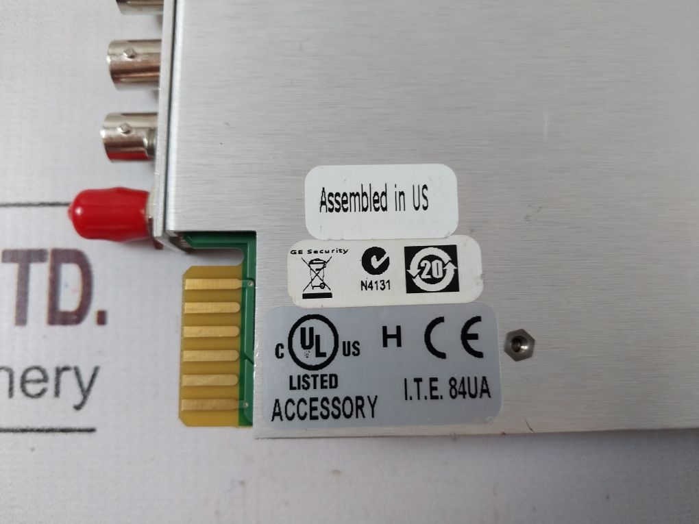 General Electric Fiber Options S707Vt-rstl 4 Channel Digital Video Transmitter