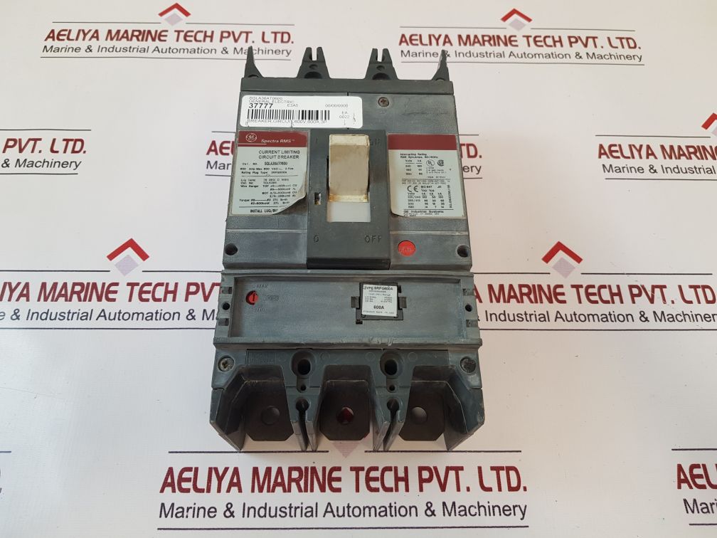General Electric Sgla36At0600 Current Limiting Circuit Breaker