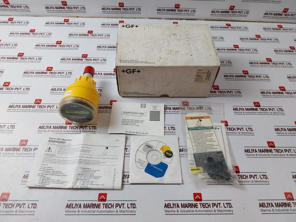 Georg Fischer Signet 3-2551-p0-42 Magmeter Flow Sensor Rev.C