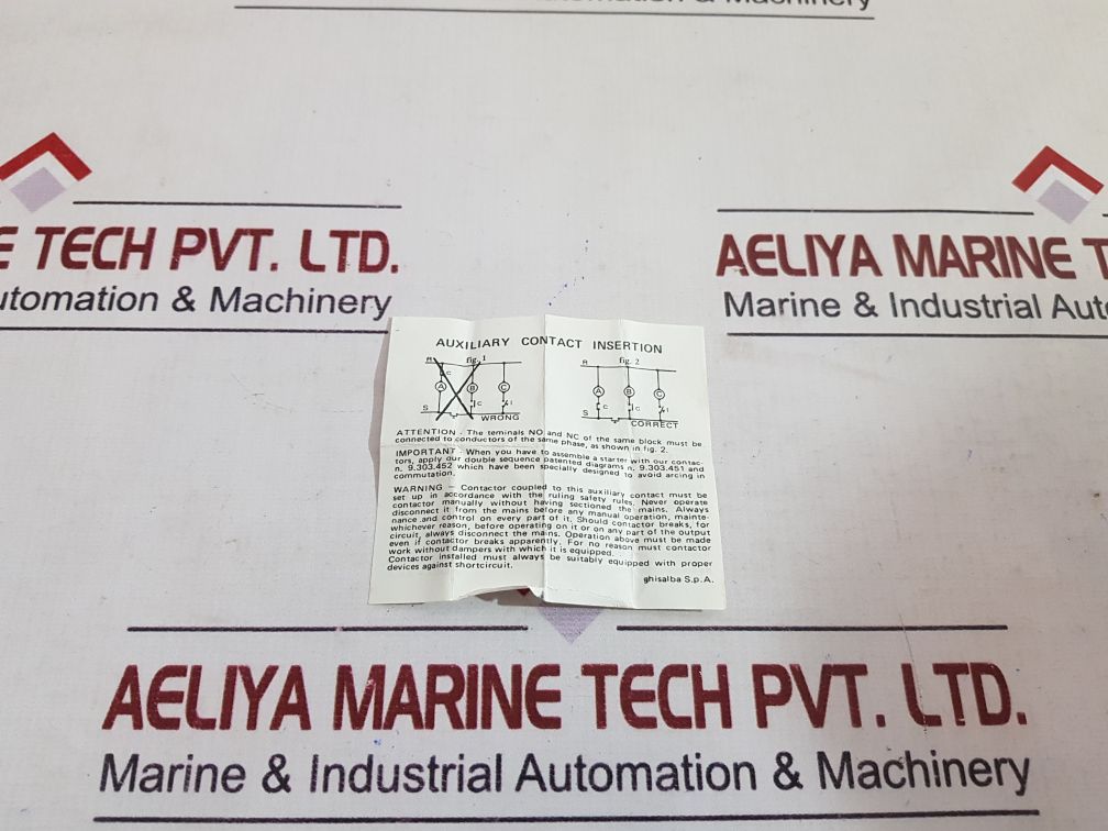Ghisalba 718520 Auxiliary Contact Block