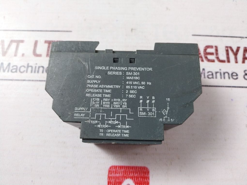 Gic Ma51Bc Phase And Voltage Control Relay 3Ph-3W 415Vac 50-60 Hz