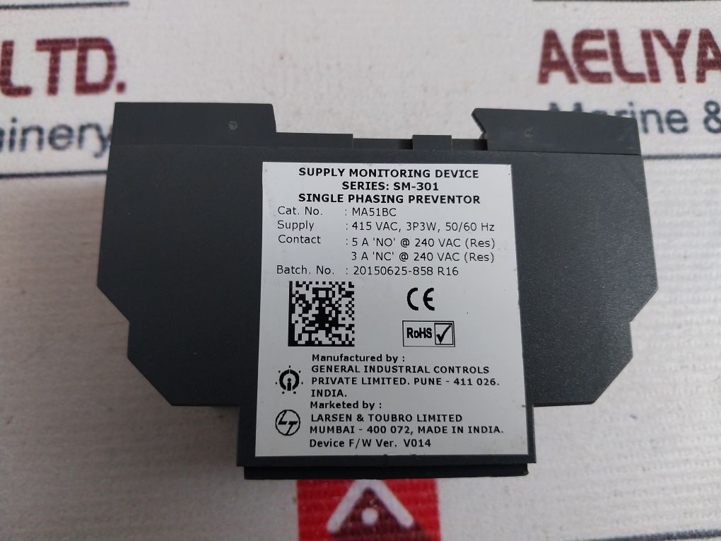 Gic Sm-301 Single Phasing Preventor