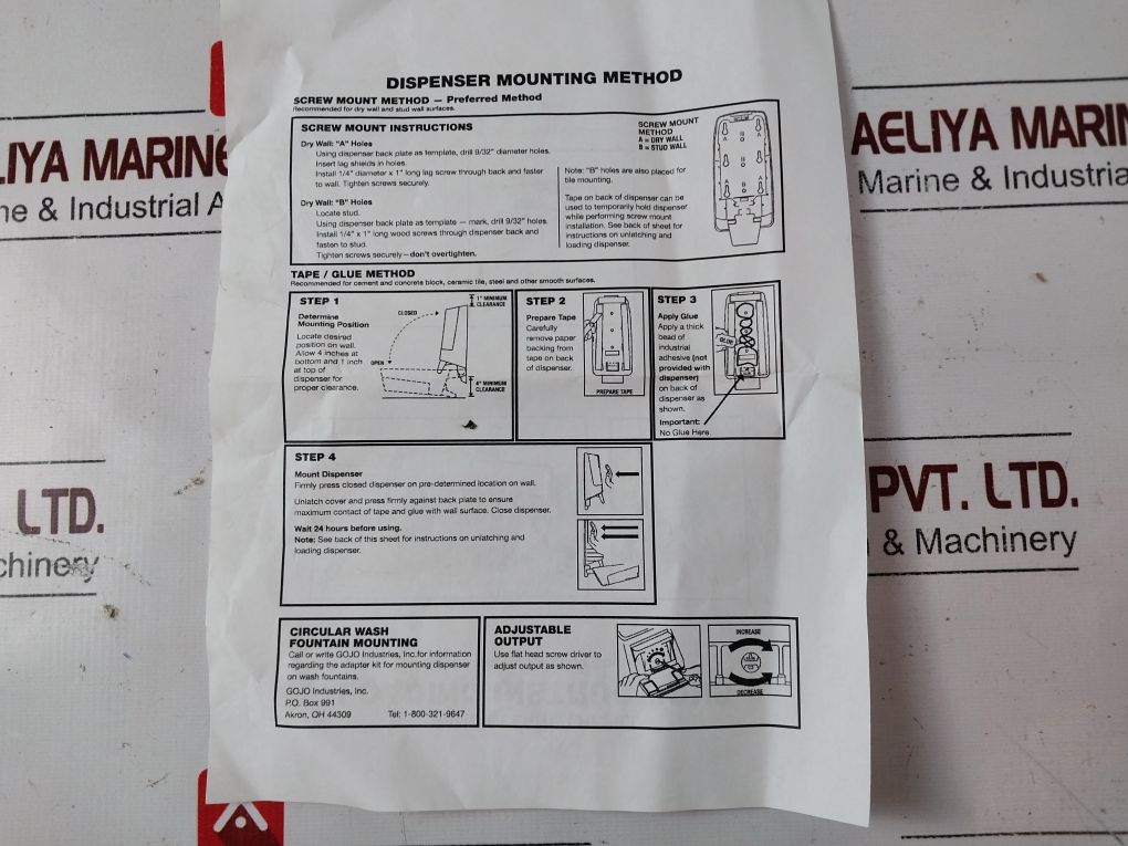 Gojo 7200-01 Dispenser