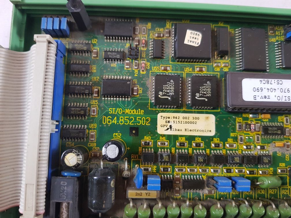Gpv Elbau 064.852.502 Si/O-module 962 002 300 Rev. B