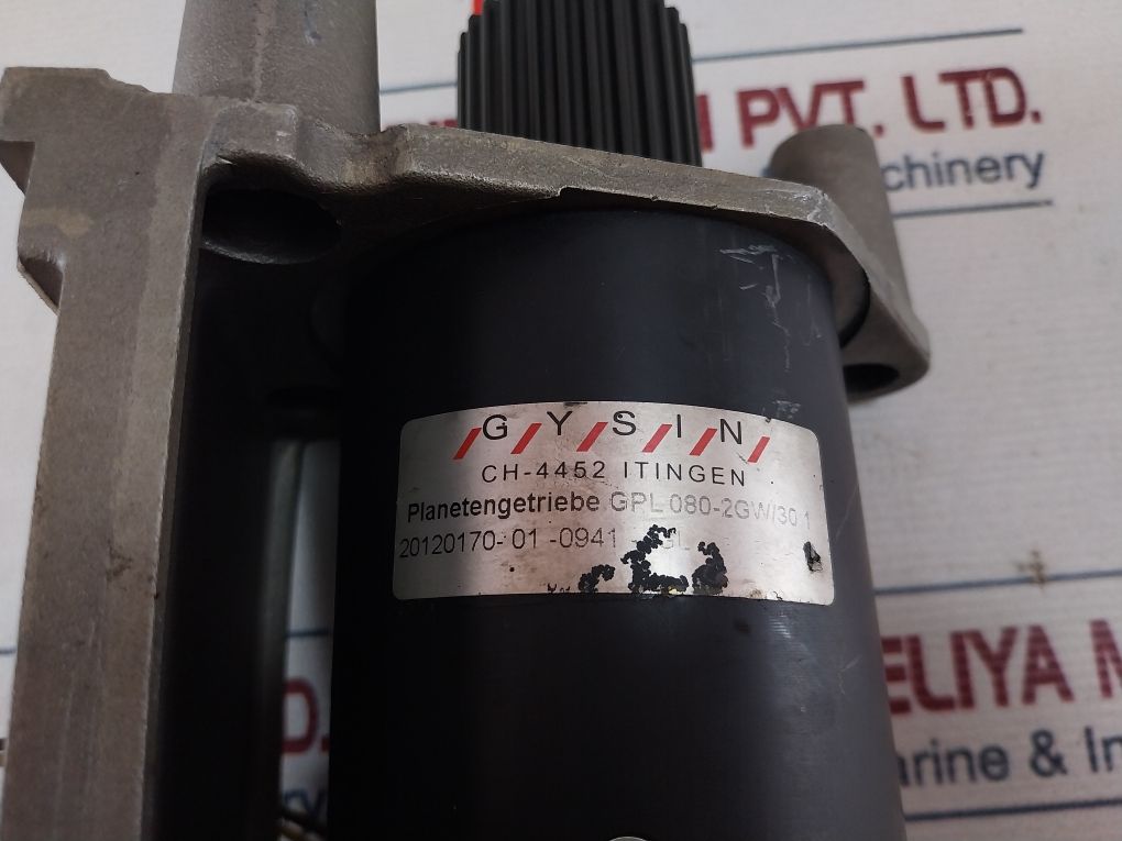 Gysin Gpl080-2Gw/30 1 Motor Gearbox Assembly T91003765