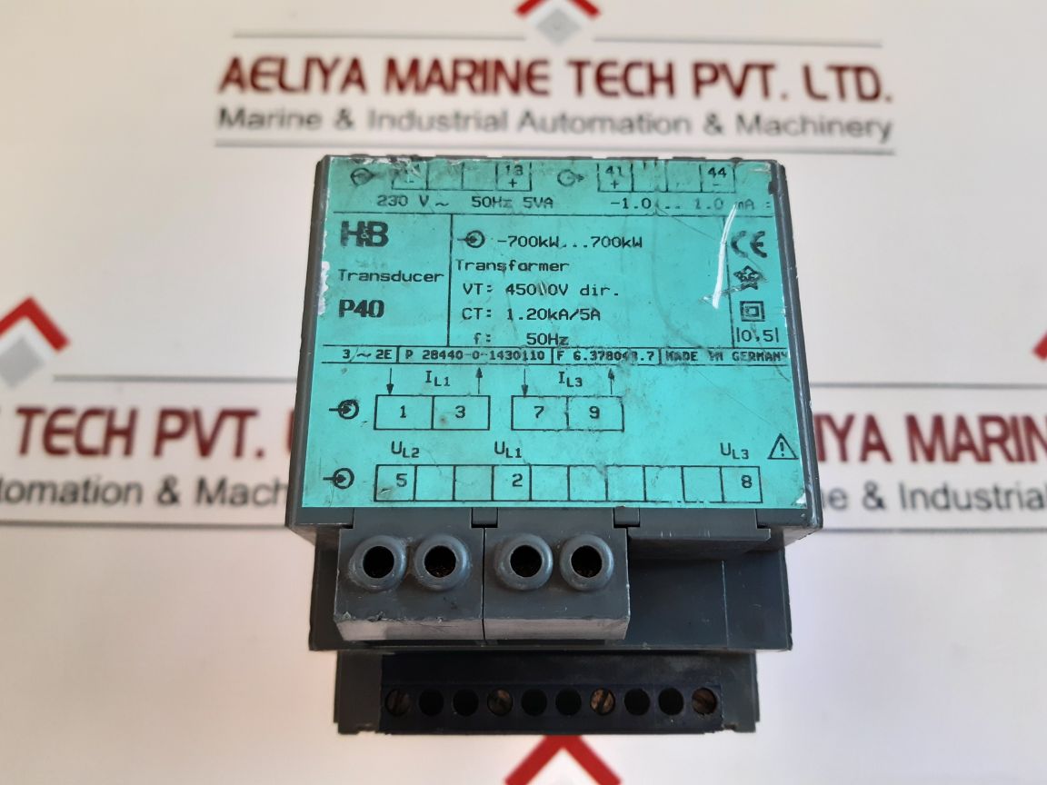 H&B P40 Transducer