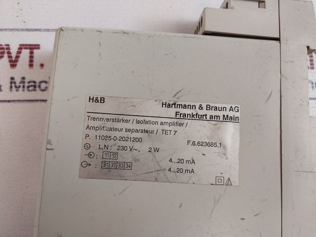 H&B Tet 7 11035-0-2021200 Separator Amplifier