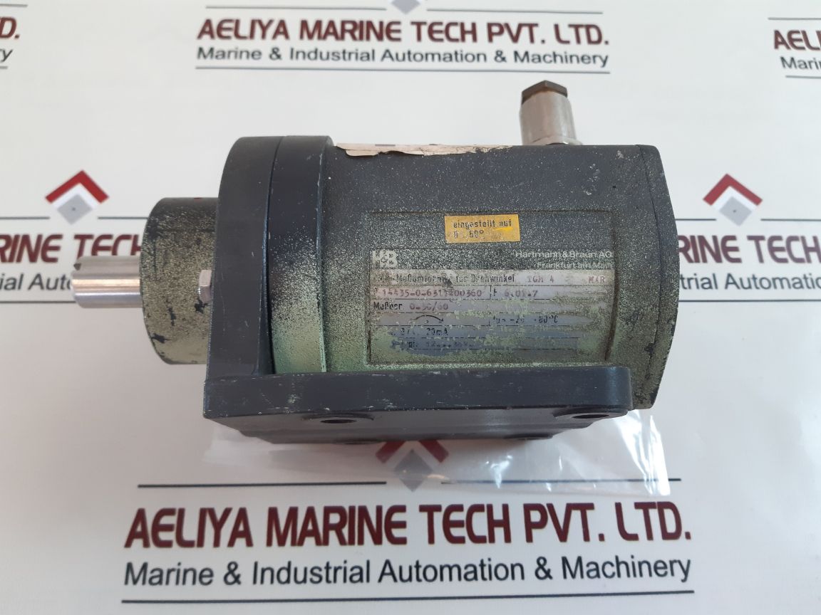Hartmann & Braun Tgm 4 Cmr Transmitter For Angle Of Rotation P14435-0-6311200360