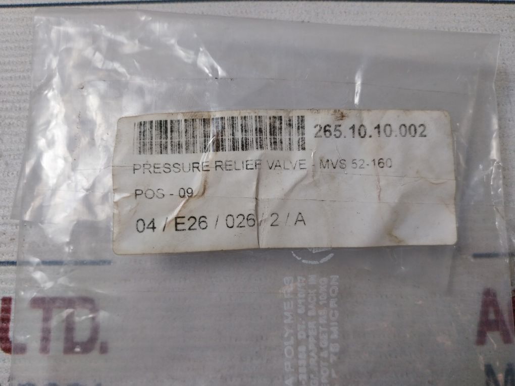 Hawe Mvs52E Pressure Relief Valve