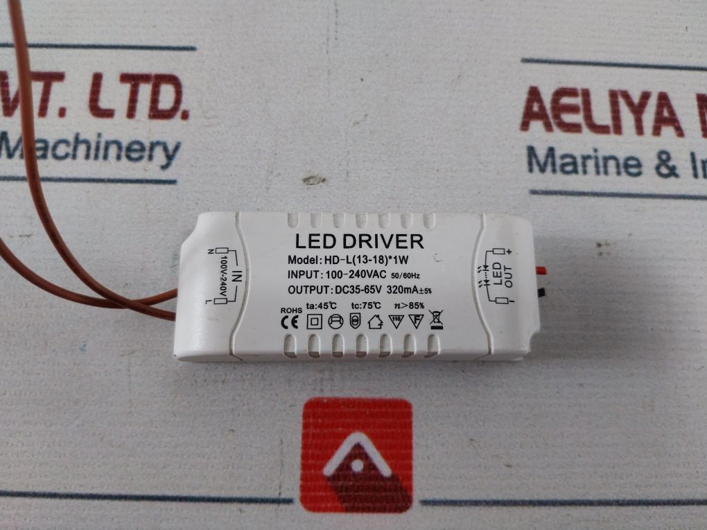 Hd-l(13-18)*1W Led Driver 100-240Vac 50/60Hz