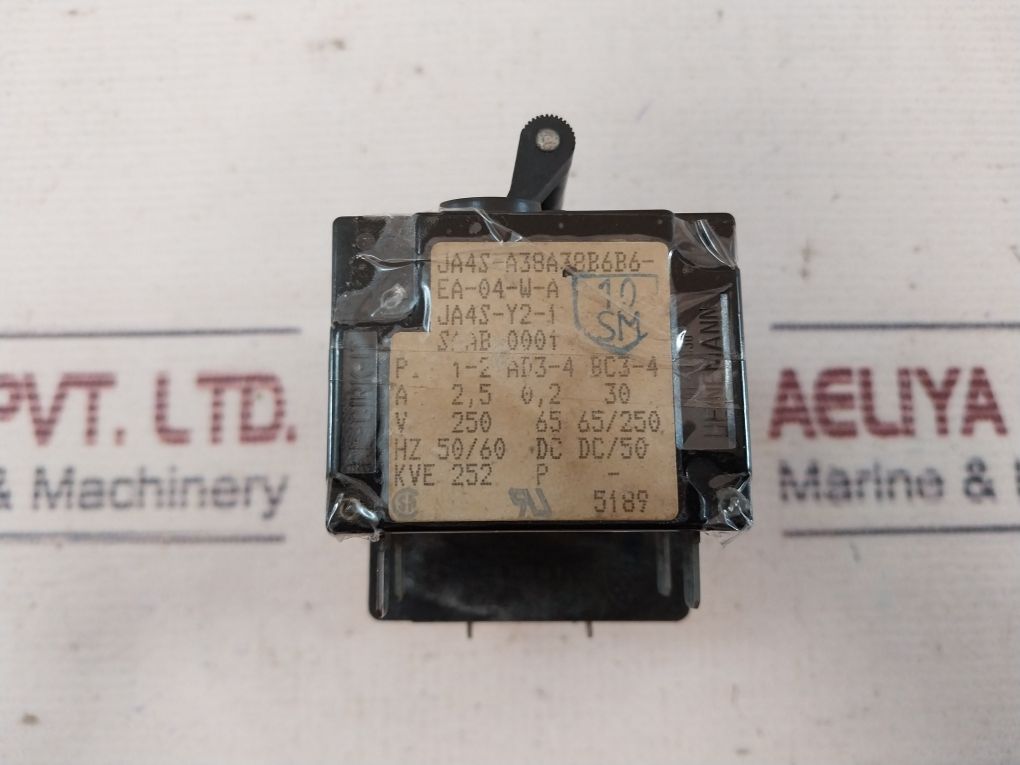 Heinemann Electric Ja4S-a38A38B6B6-ea-04-w-a Circuit Breaker