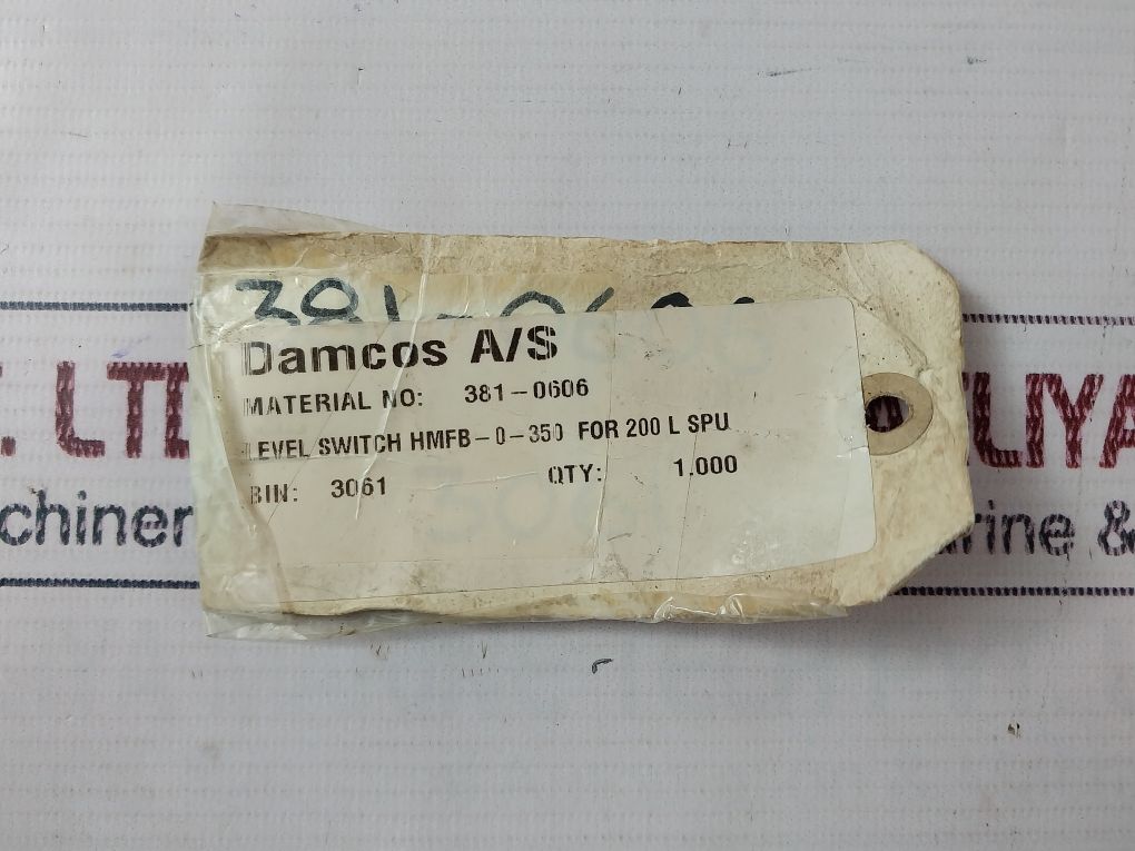 Hemomatik/Danfoss Hmfb-o Level Switch