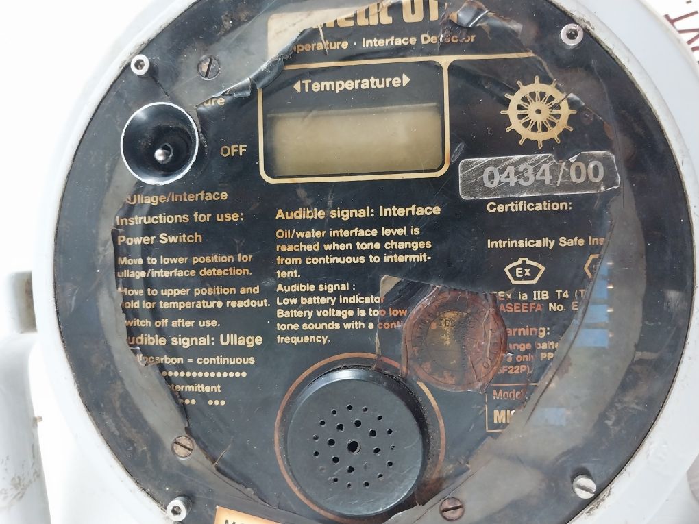 Hermetic Uti Mk3-lbi-uni Ullage Temperature Interface Detector