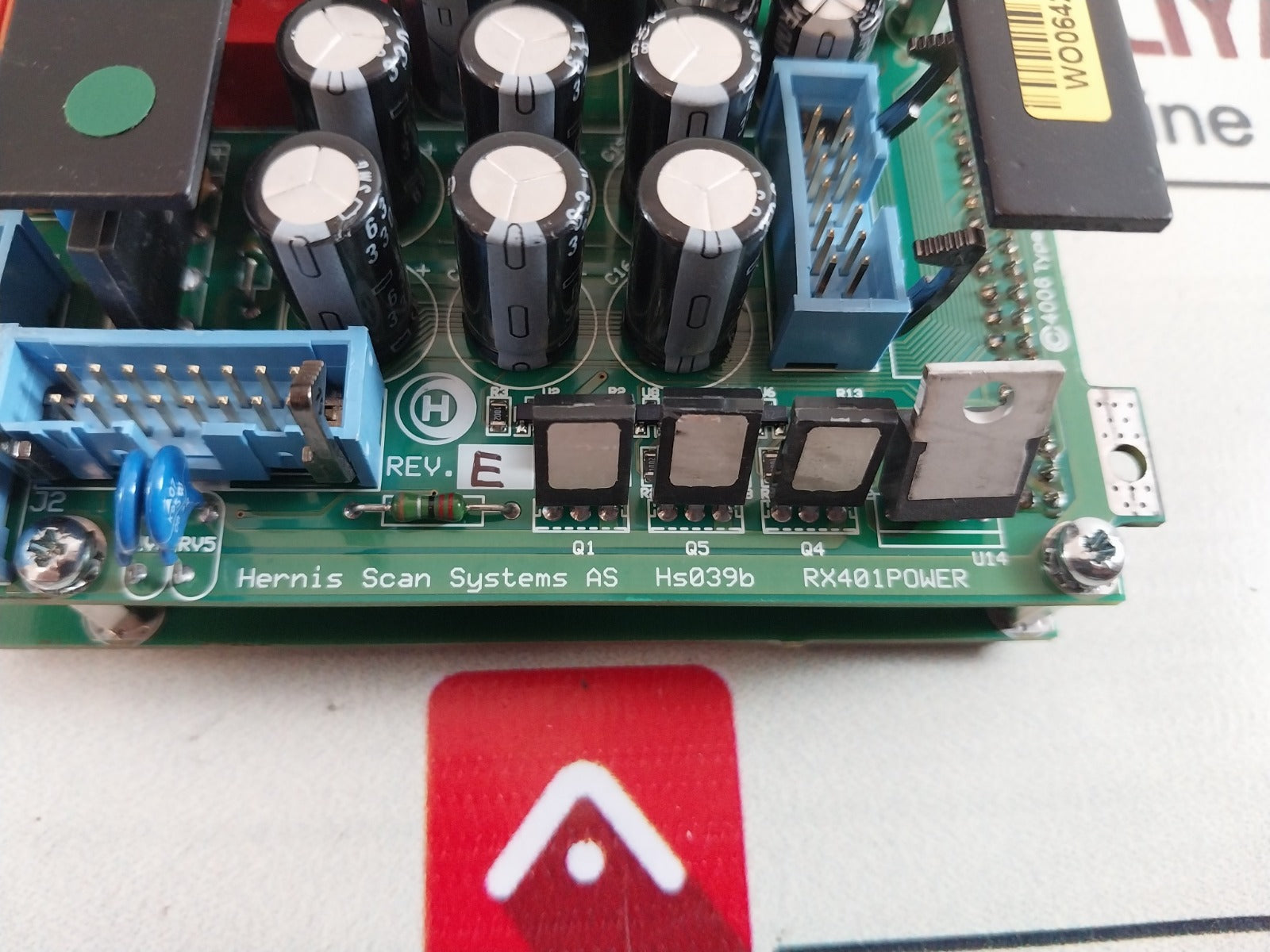 Hernis Scan Systems Hs039B Printed Circuit Board Rx401 Power Supply