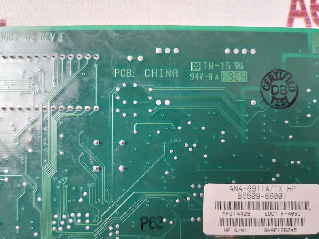 Hewlett Packard 1619606-02 Fast Ethernet Network Adapter Card