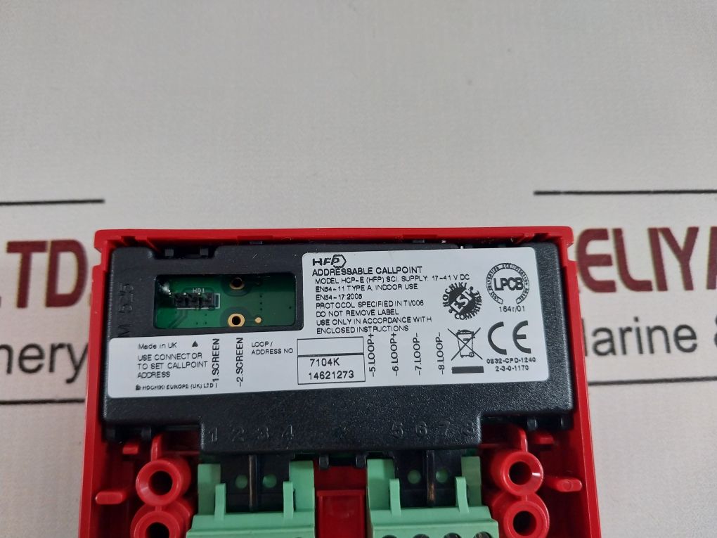 Hochiki Hcp-e(Hfp)Sci Addressable Call Point