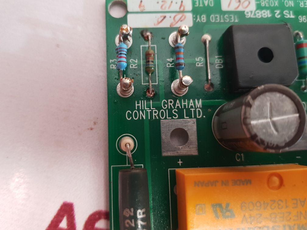 Hill Graham Controls Pcbb P334-q96