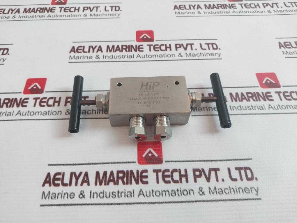 Hip 15-15Af2 Taper Seal Needle Valve 15,000 Psi