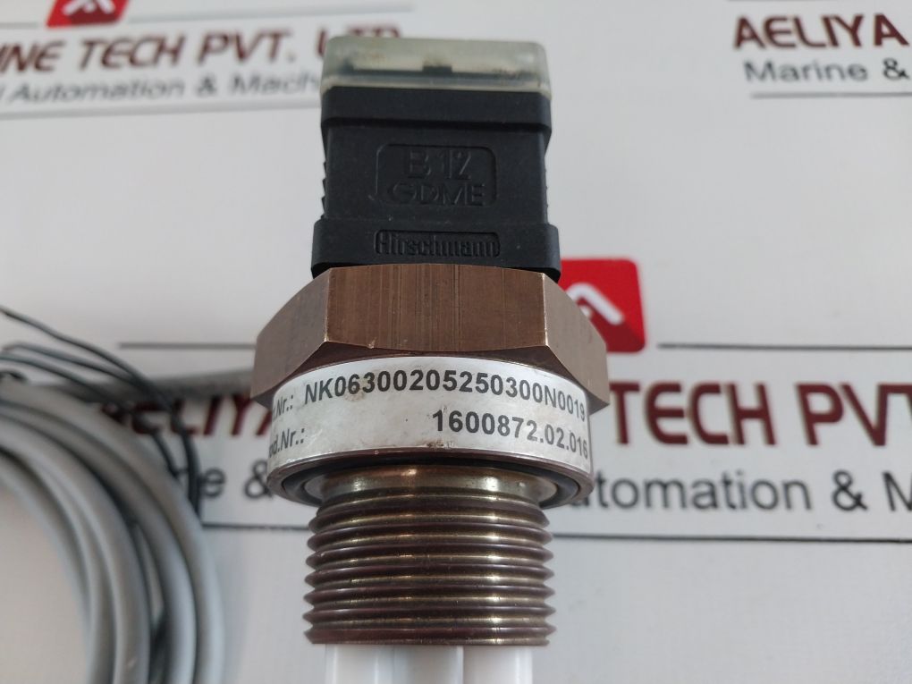 Hirschmann B 12 Gdme Valve Connector Nk06300205250300N0019