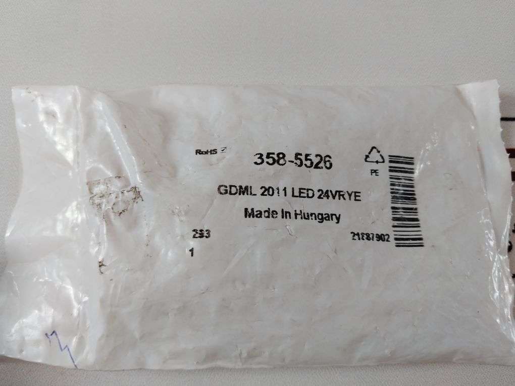 Hirschmann Gdml 2011 Led 24 Vr Ye Valve Connector