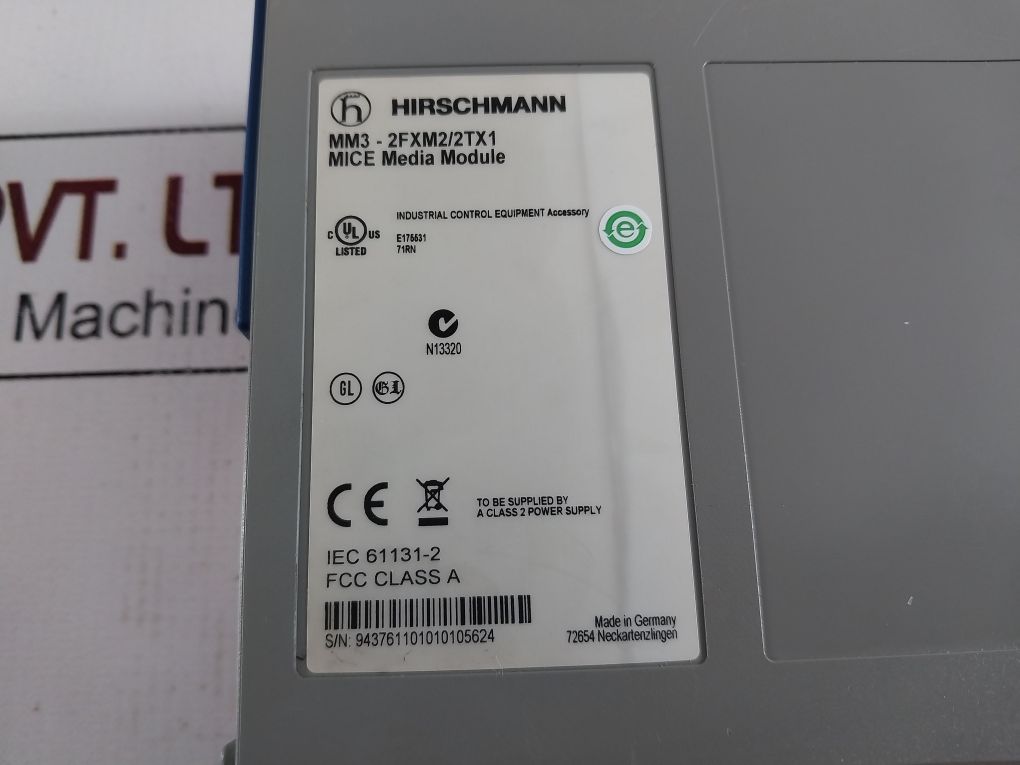 Hirschmann Mm3-2Fxm2/2Tx1 Mice Media Module