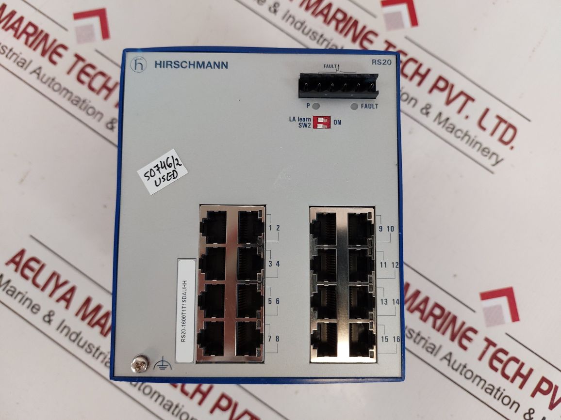 Hirschmann Rs20-1600T1T1Sdauhh Ethernet Rail Switch