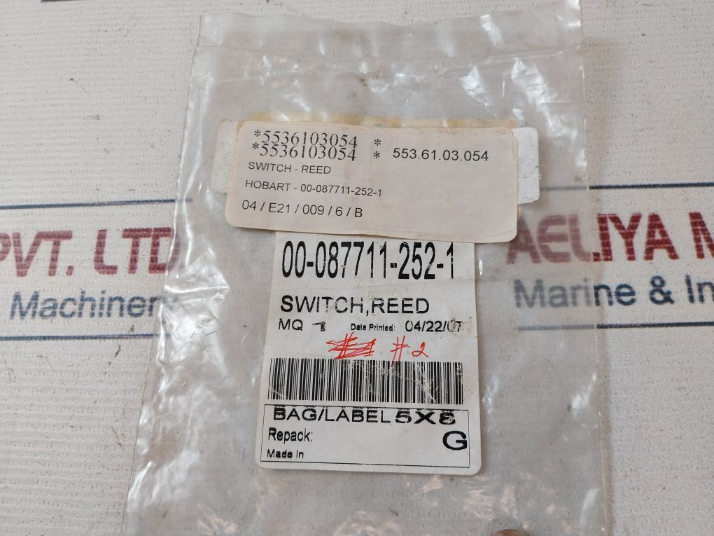 Hobart 00-087711-252-1 Switch-reed