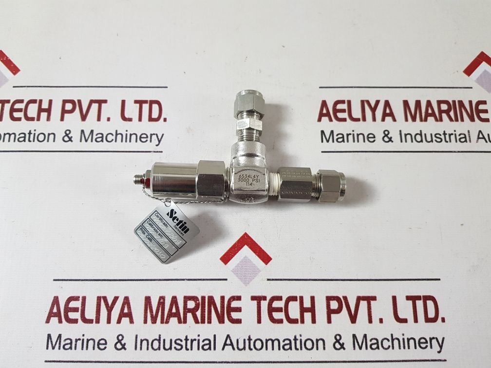 Hoke 6534L4Y Relief Valve 3000Psi For Nitrogen Panel