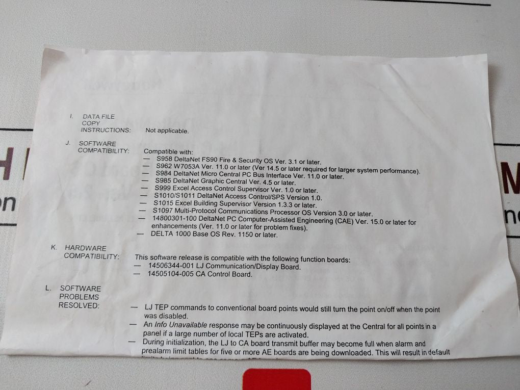 Honeywell 14506344-001 Fire Alarm Fs90 Intelligent Communication Display Module Rev 4