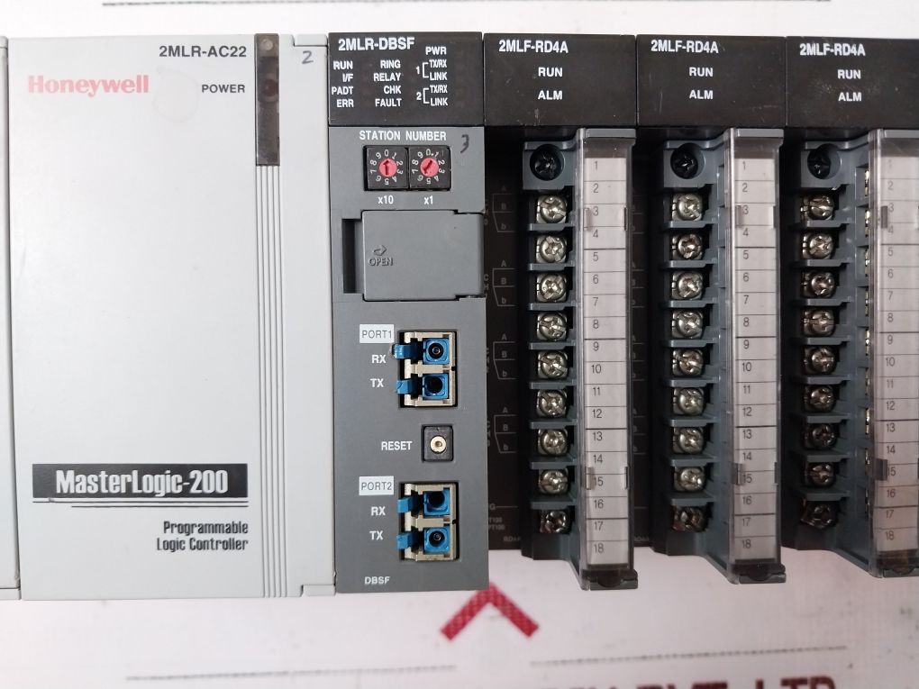 Honeywell 2Mlr-ac22,2Mlr-dbsf,2Mlf-rd4A Module Rack