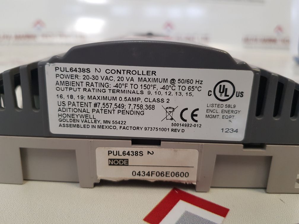 Honeywell Spyder Pul6438S 2 Controller 50014983-001
