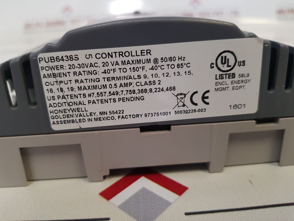 Honeywell Spyder Pub6438S 5 Controller 50014983-001