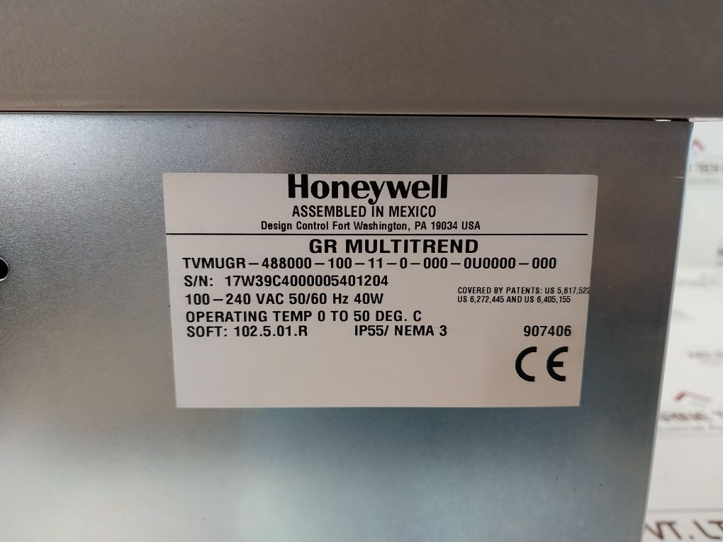 Honeywell Tvmugr-488000 -100 -11 -0 -000 -0U0000-000 Dr Graphic Recorder