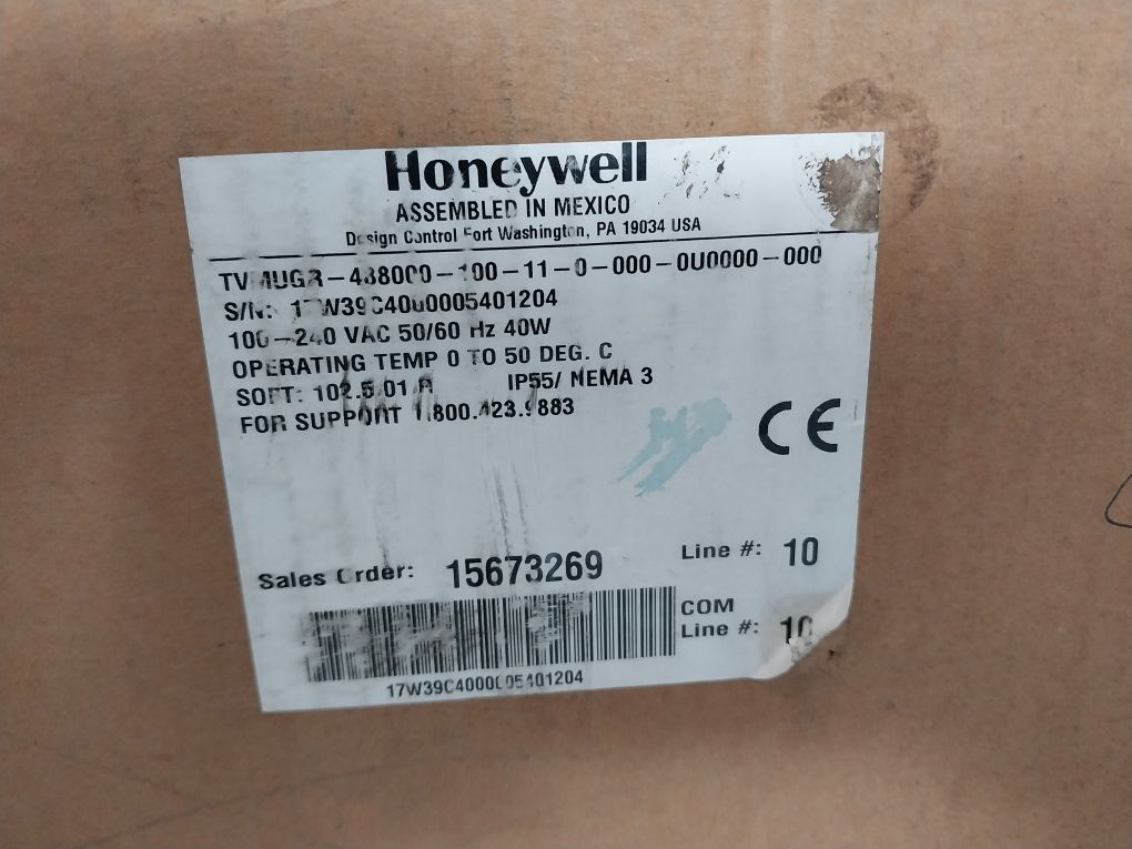 Honeywell Tvmugr-488000 -100 -11 -0 -000 -0U0000-000 Dr Graphic Recorder
